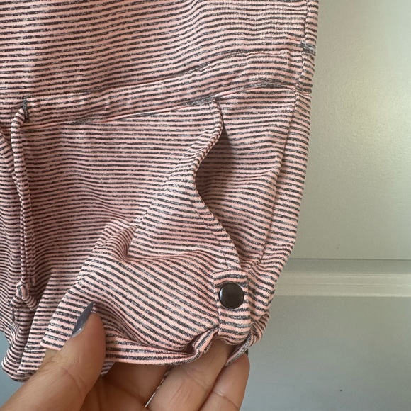 Jo+Jax Girls Olympia Romper Peach Stripes (Size S/5-7) - Picture 5 of 8